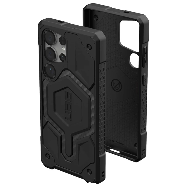 Чохол UAG Monarch для Samsung Galaxy S25 Ultra (S938) Carbon Fiber (214464114242)