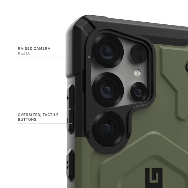 Чехол UAG Pathfinder для Samsung Galaxy S25 Ultra (S938) Olive Drab with MagSafe (214476117272)