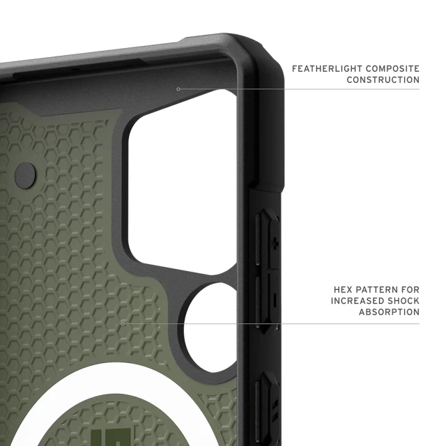 Чохол UAG Pathfinder для Samsung Galaxy S25 Ultra (S938) Olive Drab with MagSafe (214476117272)