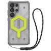 Чехол UAG Pathfinder Clear Lanyard для Samsung Galaxy S25 Ultra (S938) Active Neon with MagSafe (2144831BV01)