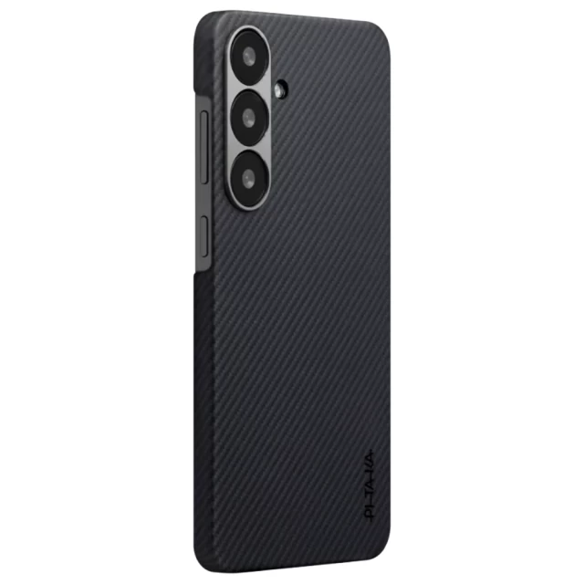 Чехол Pitaka Classic для Samsung Galaxy S25 Plus (S936) 600D Black Grey Twill with MagSafe (KS2501S)