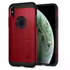 Чехол Spigen для iPhone XS/X Slim Armor Merlot Red (063CS25138)