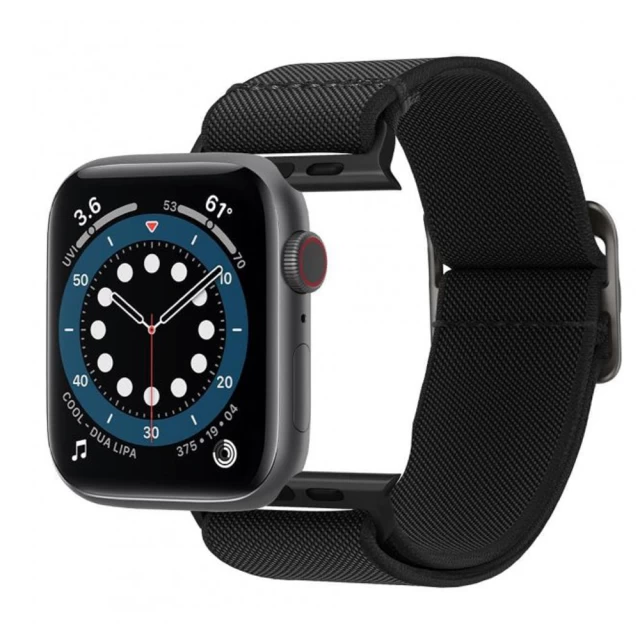 Ремінець Spigen Lite Fit для Apple Watch 49 | 45 | 44 | 42 mm Black (AMP02286)
