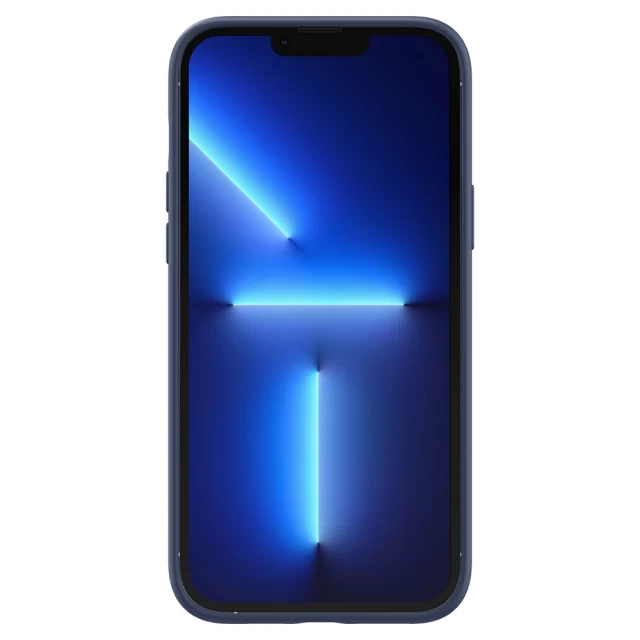 Чохол Spigen для iPhone 13 Pro Max Silicone Fit Navy Blue (ACS03230)