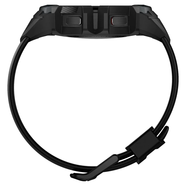 Чохол і ремінець Spigen для Galaxy Watch 44 mm Rugged Armor Pro 2 in 1 Charcoal Gray (ACS03164)