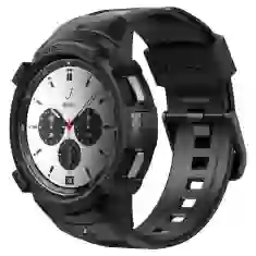 Чохол і ремінець Spigen для Galaxy Watch Classic 42 mm Rugged Armor Pro 2 in 1 Black (ACS03833)