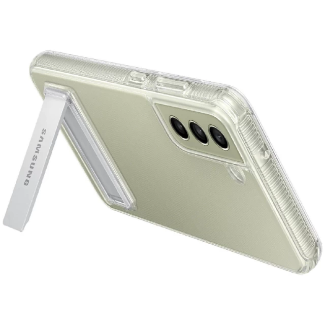 Чохол Samsung Clear Standing Cover для Samsung Galaxy S21 FE (G990) Transparent (EF-JG990CTEGRU)