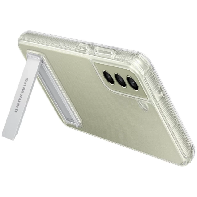 Чехол Samsung Clear Standing Cover для Samsung Galaxy S21 FE (G990) Transparent (EF-JG990CTEGRU)