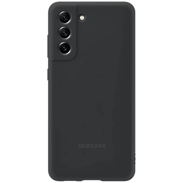 Чохол Samsung Silicone Cover для Samsung Galaxy S21 FE (G990) Dark Gray (EF-PG990TBEGRU)