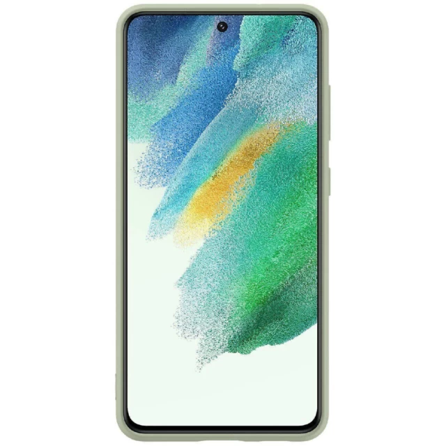 Чехол Samsung Silicone Cover для Samsung Galaxy S21 FE (G990) Olive Green (EF-PG990TMEGRU)