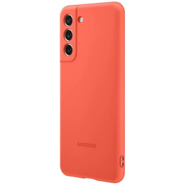 Чохол Samsung Silicone Cover для Samsung Galaxy S21 FE (G990) Coral (EF-PG990TPEGRU)