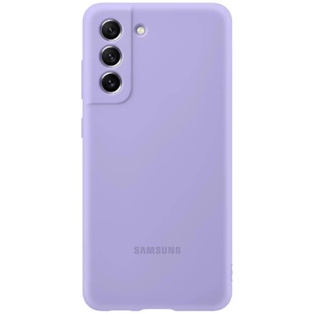 Чохол Samsung Silicone Cover для Samsung Galaxy S21 FE (G990) Lavender (EF-PG990TVEGRU)