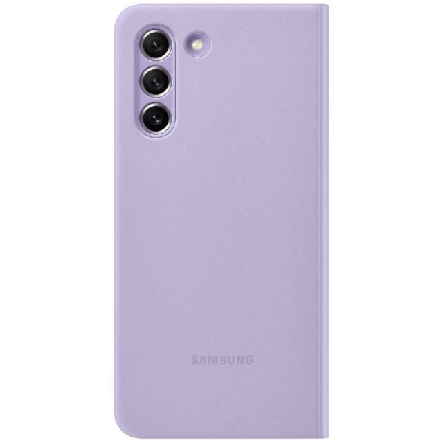 Чехол Samsung Clear View Cover для Samsung Galaxy S21 FE (G990) Lavender (EF-ZG990CVEGRU)