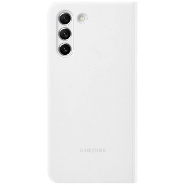 Чехол Samsung Clear View Cover для Samsung Galaxy S21 FE (G990) White (EF-ZG990CWEGRU)
