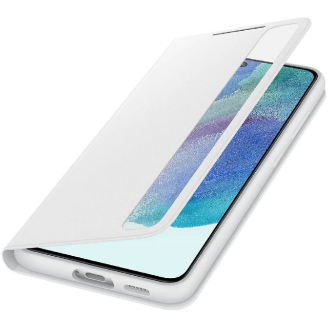Чохол Samsung Clear View Cover для Samsung Galaxy S21 FE (G990) White (EF-ZG990CWEGRU)