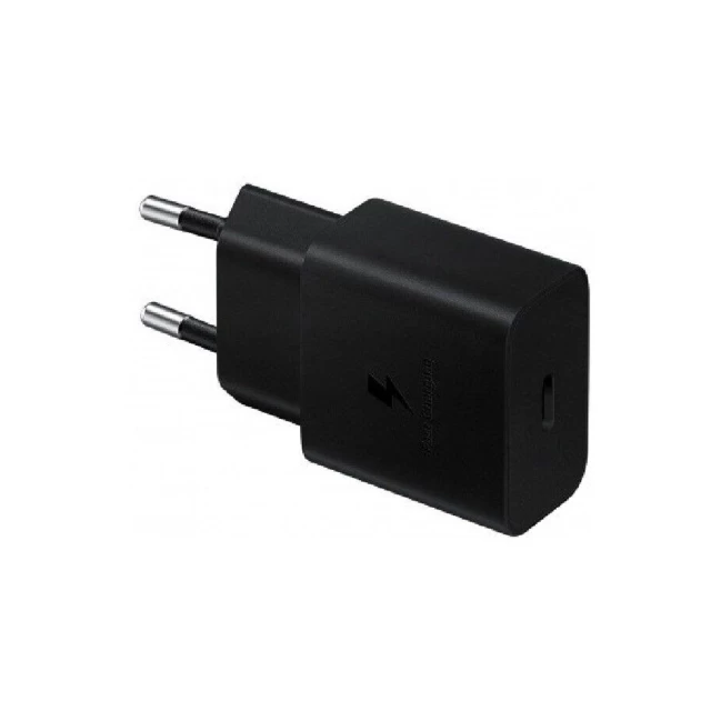 Мережевий зарядний пристрій Samsung 15W USB-C Black (EP-T1510NBEGRU)