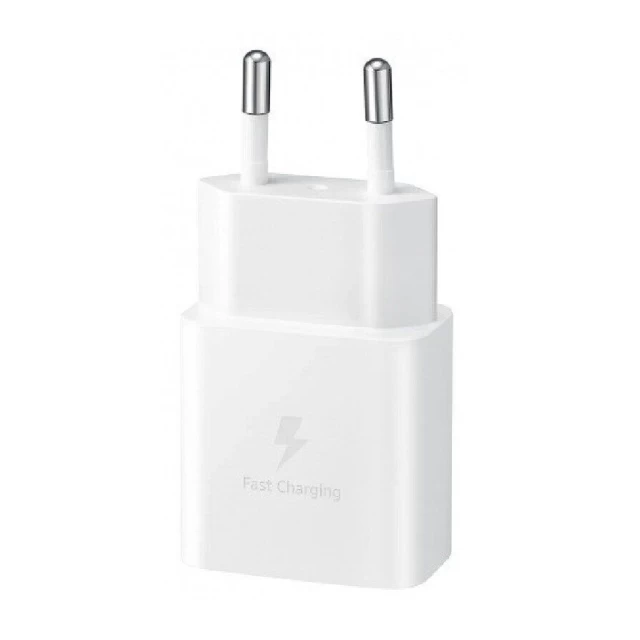 Мережевий зарядний пристрій Samsung 15W USB-C White (EP-T1510NWEGRU)