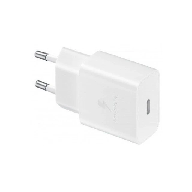 Мережевий зарядний пристрій Samsung 15W USB-C White (EP-T1510NWEGRU)