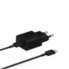 Сетевое зарядное устройство Samsung 15W USB-C with USB-C to USB-C Cable 1m Black (EP-T1510XBEGRU)