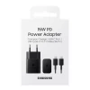 Мережевий зарядний пристрій Samsung 15W USB-C with USB-C to USB-C Cable 1m Black (EP-T1510XBEGRU)