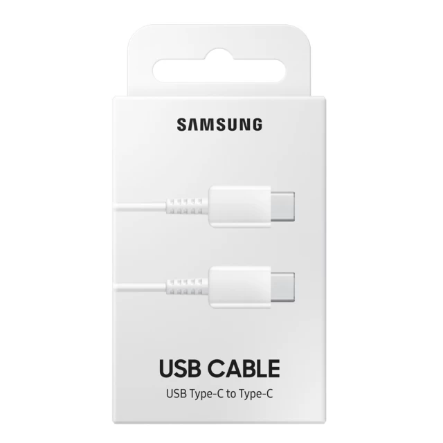 Кабель Samsung USB-С to USB-С 1 m White (EP-DA705BWRGRU)