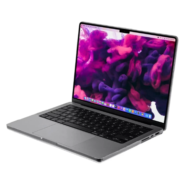 Чехол LAUT Slim Cristal-X для MacBook Pro 14 M1/M2 2021 | 2022 | 2023 Clear (L_MP21S_SL_C)