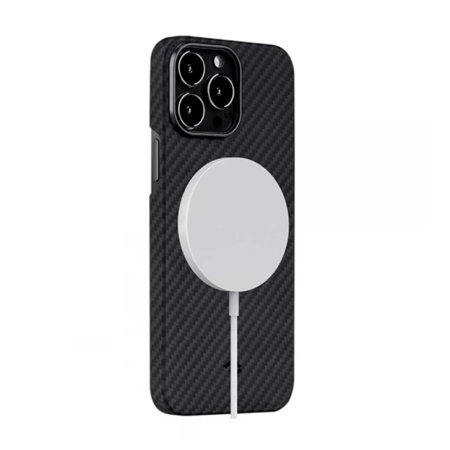 Чохол Pitaka MagEZ Case 2 Twill для iPhone 13 Pro Black Grey with MagSafe (KI1301P)