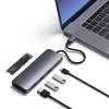 USB-хаб Satechi Aluminum Type-C Hybrid Multiport Adapter Space Gray (ST-UCHSEM)