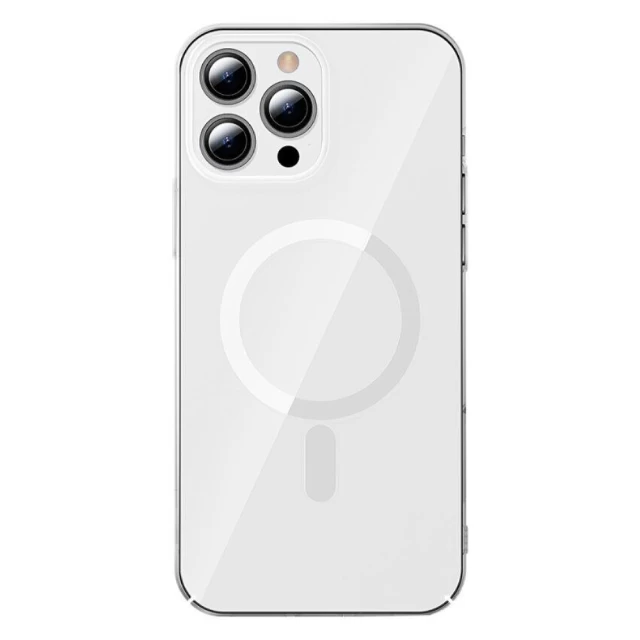 Чехол силиконовый Baseus Crystal Magnetic для iPhone 13 Pro Transparent (ARJT010102)