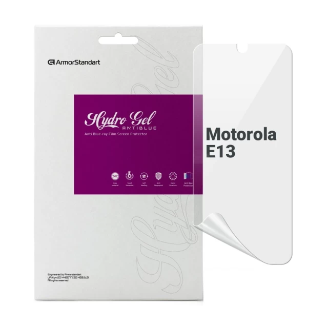 Защитная пленка ARM Anti-Blue для Motorola Moto E13 Transparent (ARM66222)