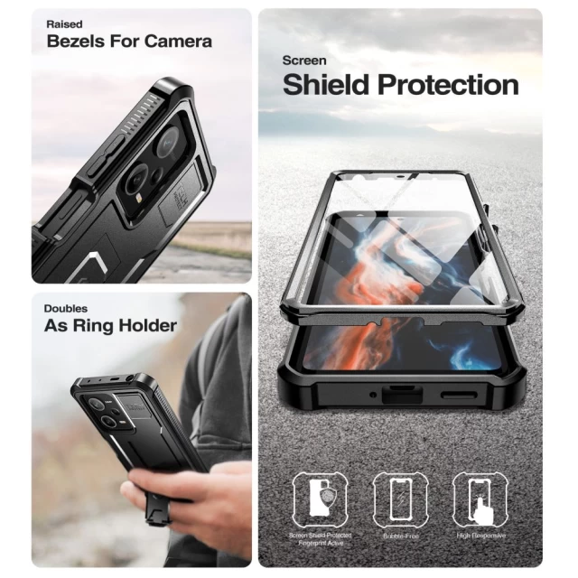 Чохол Tech-Protect Kevlar Pro для Xiaomi Redmi Note 12 Pro 5G | Poco X5 Pro 5G Black (9490713932971)