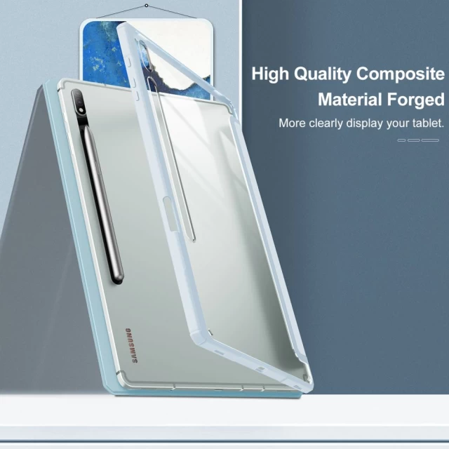 Чохол Infiland Crystal Case для Samsung Galaxy Tab S7 FE 5G 12.4 (T730/T736B) Blue (9589046917486)