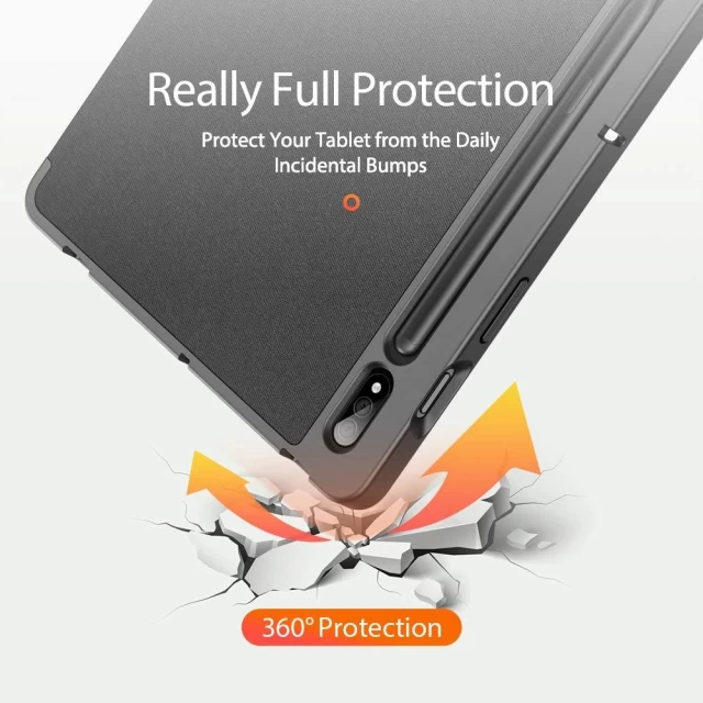 Чехол DUX DUCIS Domo для Samsung Galaxy Tab S7 Plus | S8 Plus 12.4 Black (6934913060780)