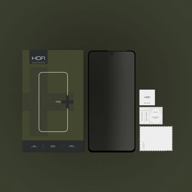 Захисне скло Hofi Anti Spy Glass Pro+ для Xiaomi Redmi Note 12 4G/LTE Privacy (9490713934234)