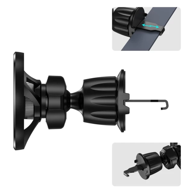 Автодержатель Tech-Protect N54 Magnetic Vent Black with MagSafe (9490713932230)