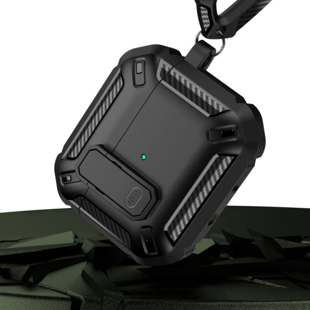 Чехол для наушников Tech-Protect X-Carbo для AirPods 3 Black (9490713933916)