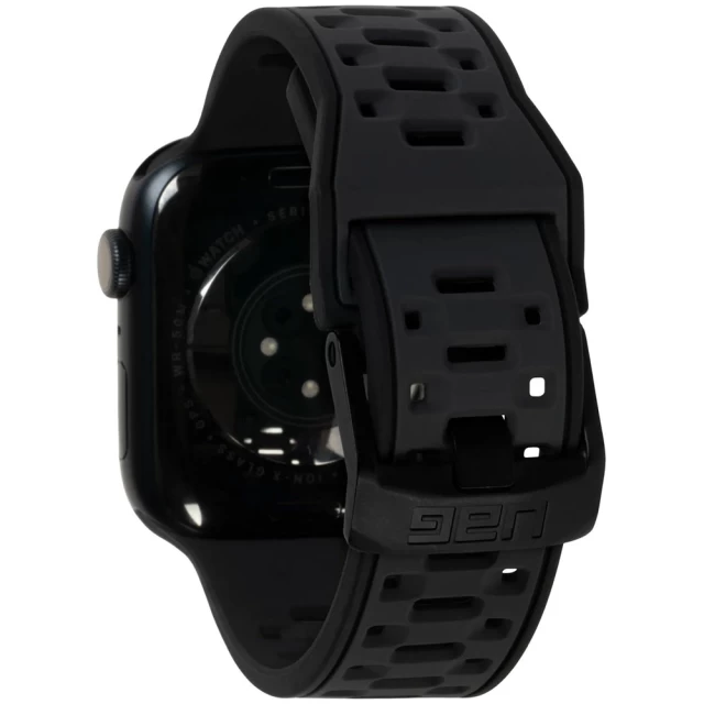 Ремінець UAG Civilian Silicone для Apple Watch 49 | 45 | 44 | 42 mm Graphite/Black (194002114032)