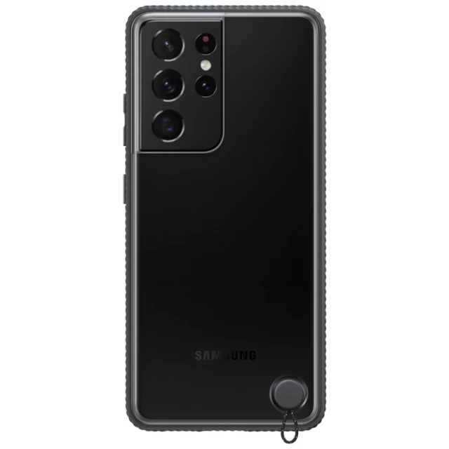 Чехол Samsung Clear Protective Cover для Samsung Galaxy S21 Ultra (G998) Black (EF-GG998CBEGWW)