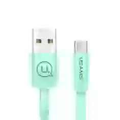 Кабель Usams US-SJ200 U2 USB-A to USB-C 1.2m Green (SJ200TC03)