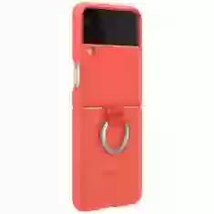 Чохол Samsung Silicone Cover with Ring для Samsung Galaxy Flip3 (F711) Coral (EF-PF711TPEGWW)