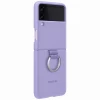 Чохол Samsung Silicone Cover with Ring для Samsung Galaxy Flip3 (F711) Lavender (EF-PF711TVEGWW)