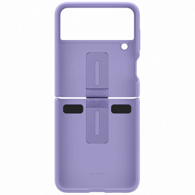 Чохол Samsung Silicone Cover with Ring для Samsung Galaxy Flip3 (F711) Lavender (EF-PF711TVEGWW)