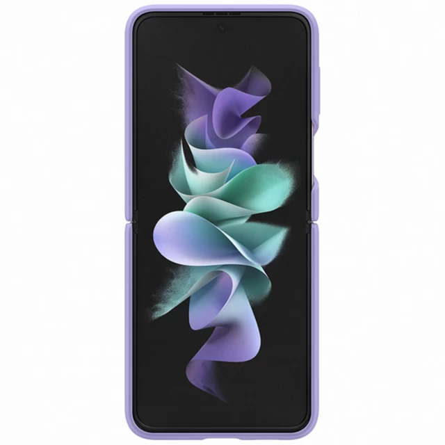 Чохол Samsung Silicone Cover with Ring для Samsung Galaxy Flip3 (F711) Lavender (EF-PF711TVEGWW)