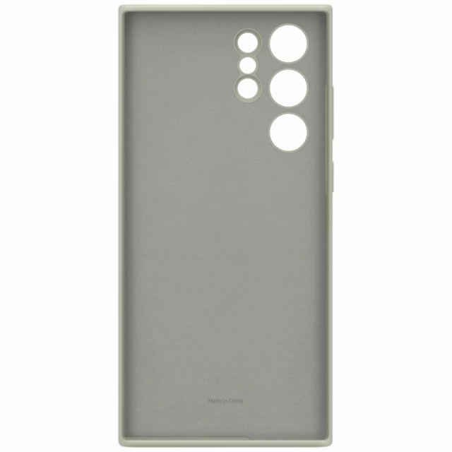 Чохол Samsung Silicone Cover для Samsung Galaxy S22 Ultra (S908) Olive Green (EF-PS908TMEGWW)