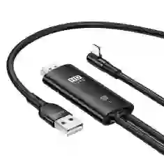 Кабель-перехідник Usams US-SJ442 U53 USB-A to HDMI | Lightning 2m Black (SJ442HD01)