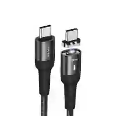 Кабель Usams US-SJ466 U58 Magnetic PD/FC USB-C to USB-C 100W 5A 1.5m Black (SJ466USB01)