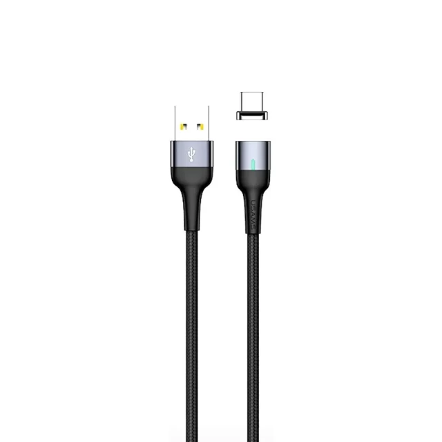 Кабель Usams US-SJ326 U28 Magnetic FC USB-A to Lightning 2.4A 1m Tarnish (SJ326USB01)