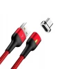 Кабель Usams US-SJ328 U28 Magnetic FC USB-A to Micro-USB 3A 1m Red (SJ328USB02)