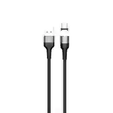 Кабель Usams US-SJ328 U28 Magnetic FC USB-A to Micro-USB 3A 1m Grey (SJ328USB03)