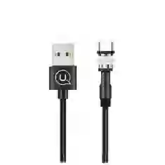 Кабель Usams US-SJ473 U59 Rotatable Magnetic FC USB-A to USB-C 2.1A 1m Black (SJ473USB01)